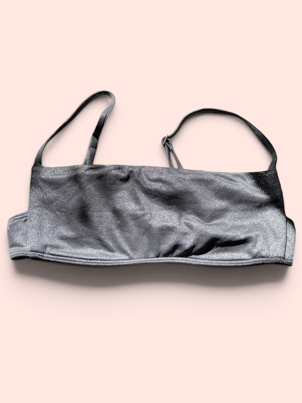 Hollister Silver Bikini Top